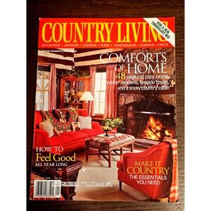 Country Living Magazine December 2002 Holiday Christmas Decorating Crafts